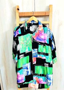 Colorful Patterned Shirt Size-46-48