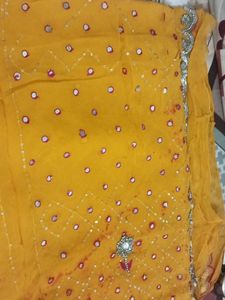 Elegant Yellow Saree