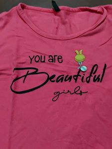 Cute Pink Graphic Tee