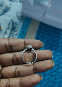 GIVA 925 Sterling Silver Rhodium Plated Ring