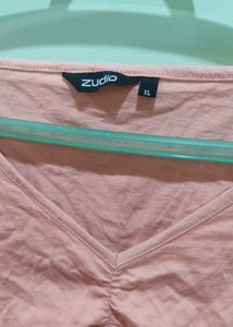 Pink Zudio Long Sleeve Top