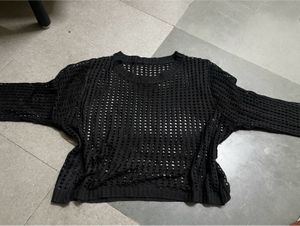 Black Hole Knit Sweater