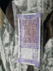 error 100 Rupee Note - Collectible?