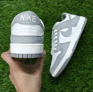 Gray &amp; White Sneakers