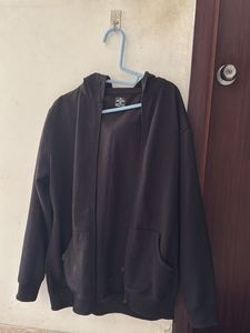 Black Zip-Up Hoodie
