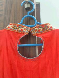 Red Embroidered Lehenga Choli