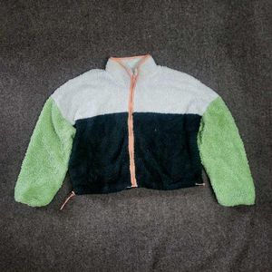 Cozy Colorblock Fleece Jacket