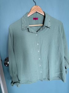 Pearl Shirt Top For Women