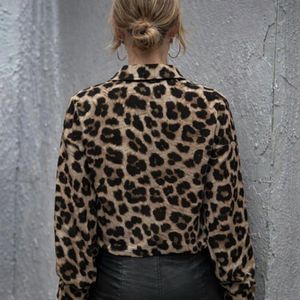 Animal Print Button Down Shirt