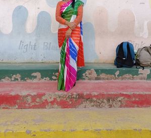 Striped Multicolor Saree