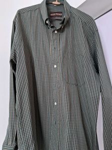 Men&#39;s Long Sleeve Checkered Button-Down