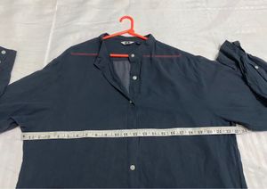Uniqlo Blue Shirt In See Through