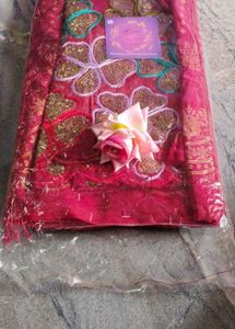 👉👉It&#39;s Red Colour saree Not Pink