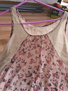 Floral Print Sleeveless Dress