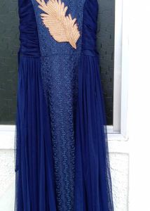 Elegant Blue Ethnic Gown