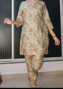 Olive Kurta Set