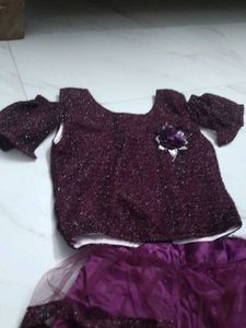 Purple Lehenga Choli