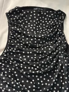 Polka Dot Sleeveless Top