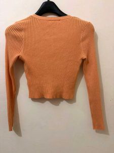 Cute Orange Cardigan