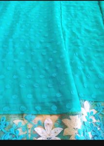 Embroidery Work Saree