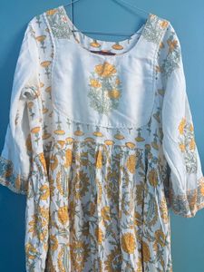 Floral Print Kurti Anarkali