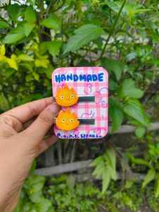 Handmade Clay Hair Clips