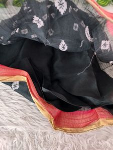 Black And Red Ethnic Skirt With Blouse ( Girls)
