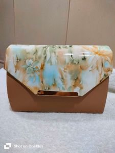 Floral Print Clutch