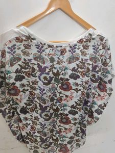 Floral Print Dolman Top