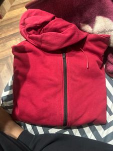 Red Hoodie Unisex Wear