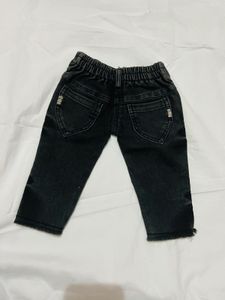 Girls&#39; Black Embellished Jeans