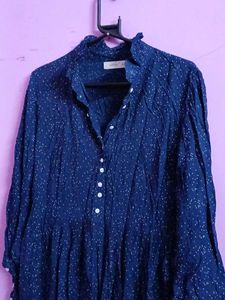 Elegant Navy Blue Maxi Dress