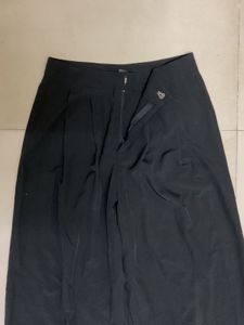 Black Wide Leg Trouser Formal Pants