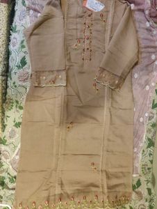 beautiful beige kurta