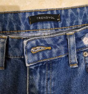 Light Blue Washed Boyfriend Jeans