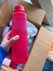 Pink Plastic Water Bottle for ₹25 each