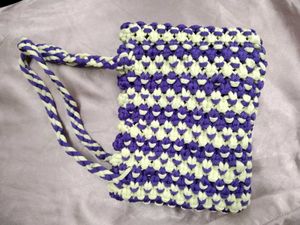 Handmade Knitted Tote Bag