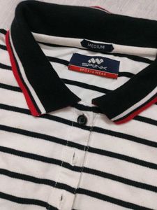 Striped Polo T-Shirt
