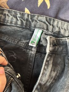 Sale❗️Grey Cargo Wide Leg Jeans