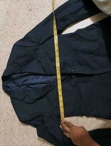 Men/Women Navy Blue Blazer