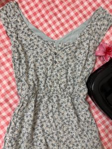 Floral Print Mini Dress