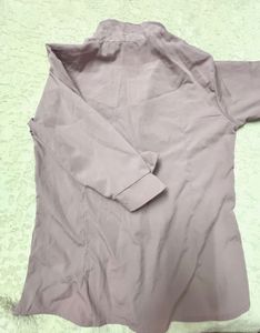 Combo of sage green and rust pink shirt