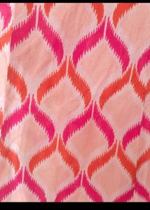 Patterned Side Cut Dress