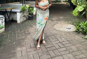 Floral Print Maxi Dress