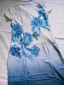 W Brand Kurti &amp; Green Top
