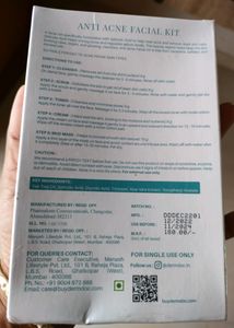 DermDoc Anti Acne Facial Kit With Salicylic Acid