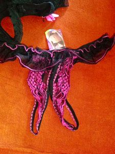 Black &amp; Pink Lingerie Set