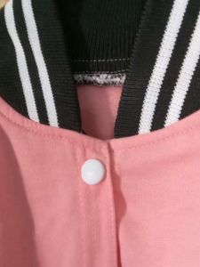 Pink NY Varsity Jacket