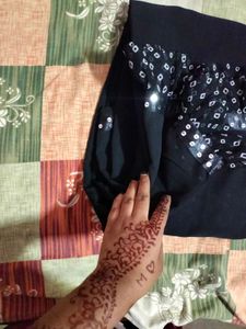 Elegant Black Saree