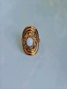 Vintage Green Stone Rings